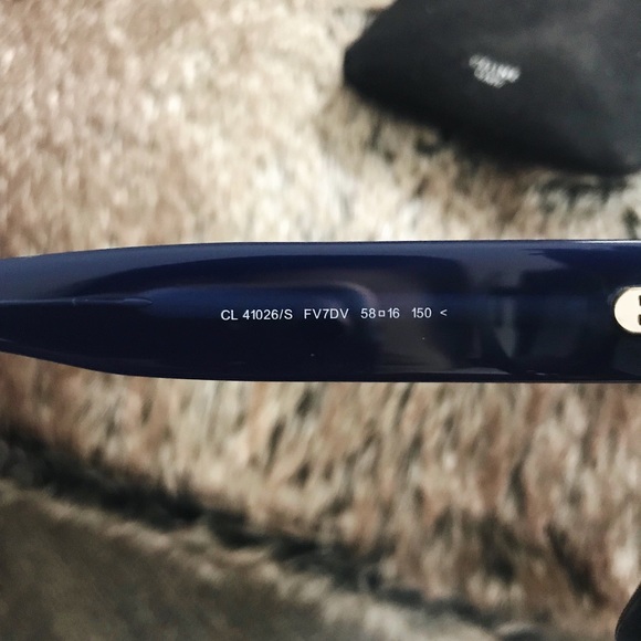 Celine CL 41026/S Blue Burgundy Shadow - Picture 5 of 8